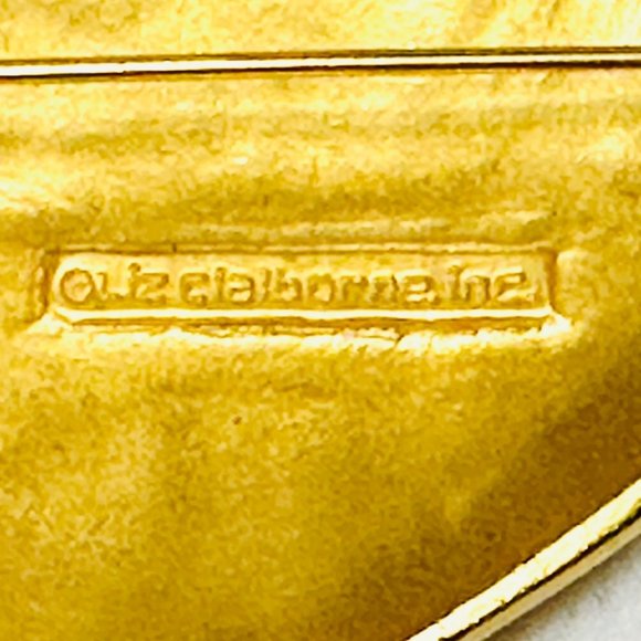 Vintage Liz Claiborne Stylized Leaf Brooch/Pin - Picture 7 of 7